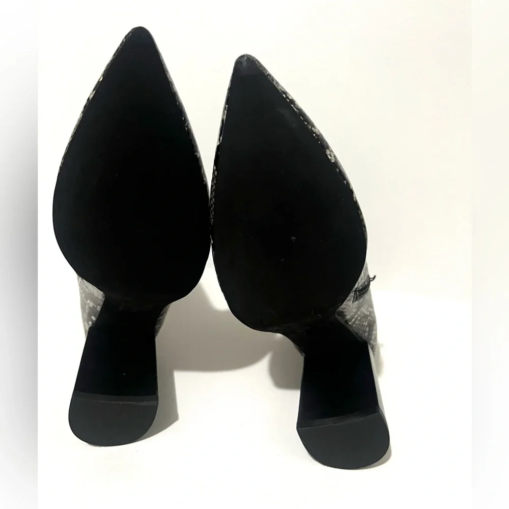 Jeffrey Campbell Snakeskin Patterned Ankle Boots - Picture 7 of 8